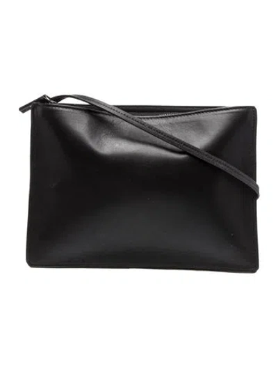 Pre-owned Mcm Leather Clutch In Black