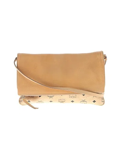 Pre-owned Mcm Leather Crossbody Bag In Brown