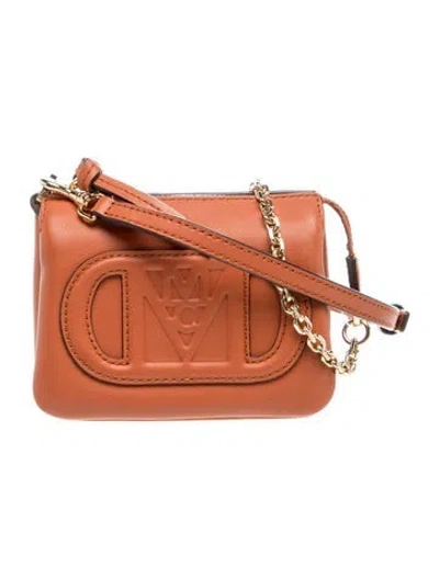 Pre-owned Mcm Leather Crossbody Bag In Brown