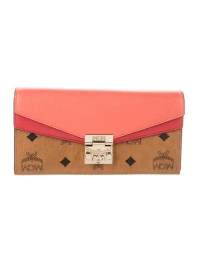 Pre-owned Mcm Leather Crossbody Bag In Brown