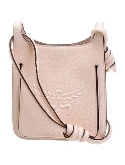 Pre-owned Mcm Leather Crossbody Bag W/ Tags In Multi