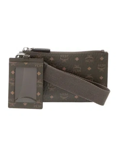 Pre-owned Mcm Leather Crossbody Bag W/ Tags In Multi