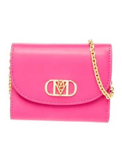 Pre-owned Mcm Leather Crossbody Bag W/ Tags In Pink
