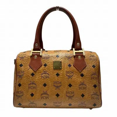 Pre-owned Mcm Leather Handbag () In Brown
