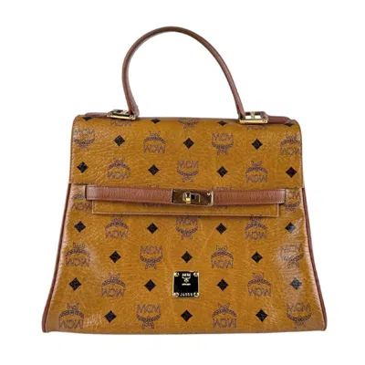 Pre-owned Mcm Leather Handbag () In Brown