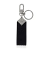 Mcm Leather Key Chain In Black