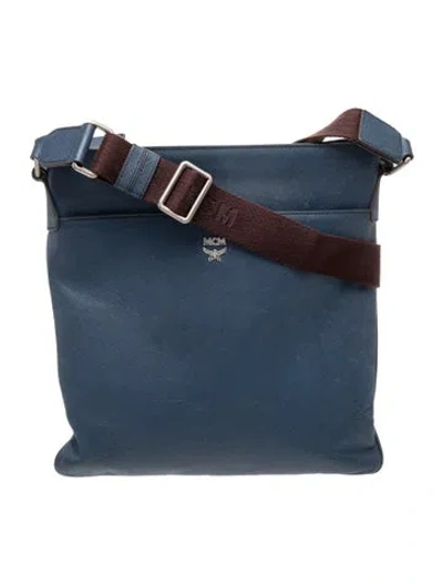 Pre-owned Mcm Leather Messenger Bag In Multi