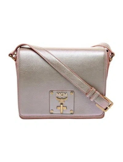 Pre-owned Mcm Leather Shoulder Bag