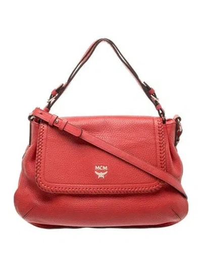 Pre-owned Mcm Leather Shoulder Bag In Multi