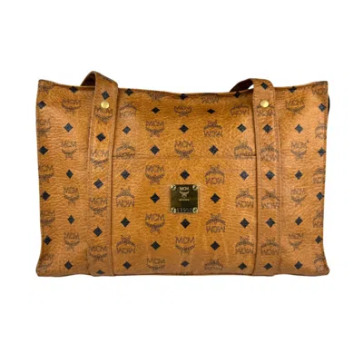 Pre-owned Mcm Leather Shoulder Bag () In Brown