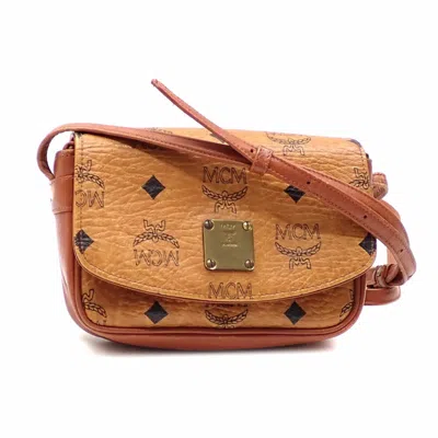 Pre-owned Mcm Leather Shoulder Bag () In Brown