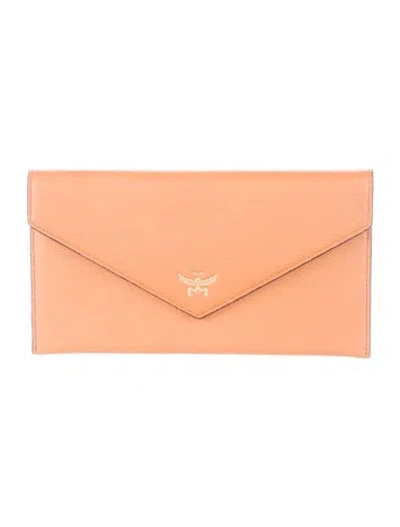 Pre-owned Mcm Leather Wallet In Multi