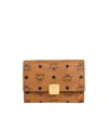 Mcm Aren Trifold Wallet In Brown
