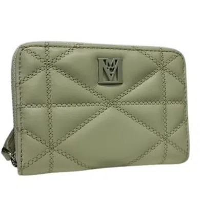 Pre-owned Mcm Light Beige Leather Coin Purse/coin Case ()