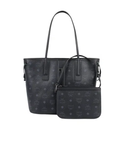 Mcm Liz Classic Small Double-sided Handbag In Black