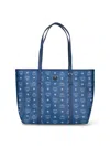 Mcm Liz Large Tote Bag In Blue
