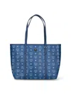 Mcm Liz Large Tote Bag In Blue