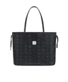 Mcm Medium Liz Reversible Shopper In Black