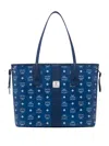 Mcm Liz Medium Tote Bag In Blue