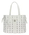 Mcm Liz Medium Tote Bag In White