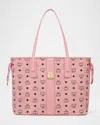 Mcm Liz Medium Visetos Shopper Tote Bag