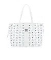 Mcm Liz Medium Reversible Shopper Tote Bag In White