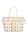 Mcm 'liz' Medium Reversible Tote Bag In Beige