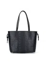 Mcm "liz" Shopper Bag In Black