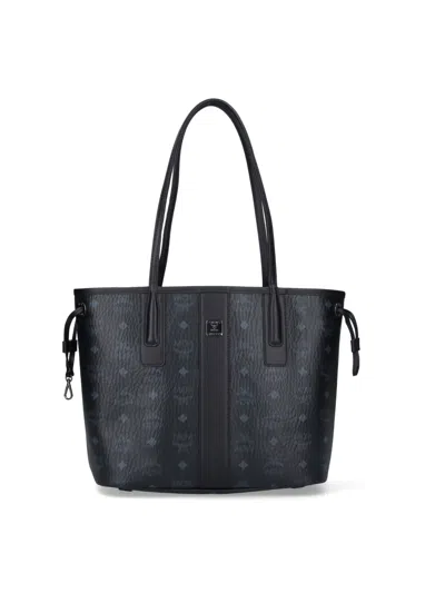 Mcm "liz" Shopper Bag In Black
