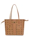 Mcm Canvas Liz Shopping Bag Drawstring