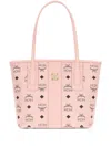 Mcm Toni Vi Shopper Tote In Pink
