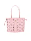 Mcm Toni Vi Shopper Tote In Pink