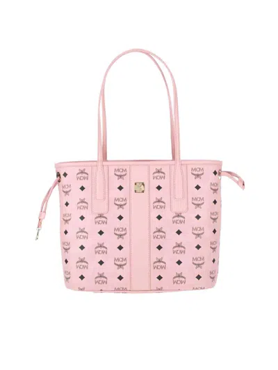 Mcm 'liz' Small Tote Bag In Pink