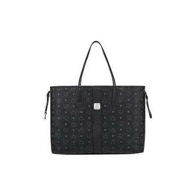 Pre-owned Mcm Liz Vi Large Shopper 'black' | Men's Size Onesize