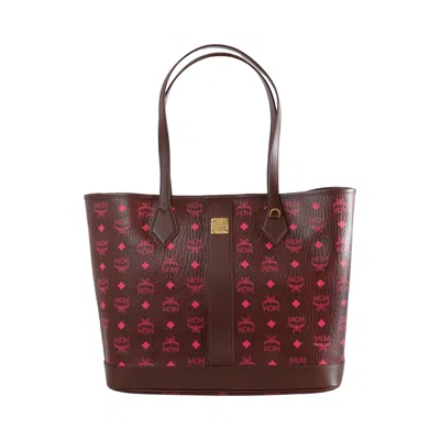 Pre-owned Mcm Liz Vi Shopper Medium Bag 'cinnamon' | Brown | Men's Size Onesize