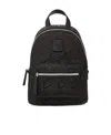 Mcm Logo Backpack In Black