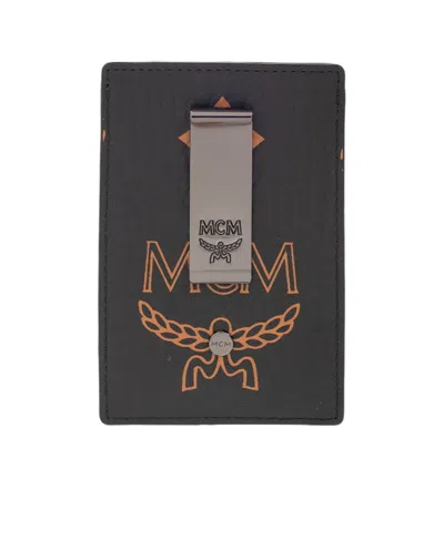 Mcm Logo Card Holder In Black