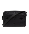 Mcm Logo Cross-body Bag In Black