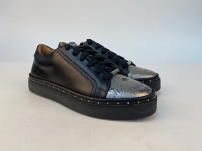 Mcm Logo Details Casual Sports Shoes In Black