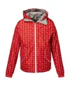Mcm Logo Double-sided Casual Jacket In Red