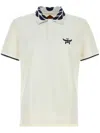 Mcm Stretch Piquet Polo Shirt In Neutrals