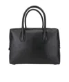 Mcm Logo Handbag In Black