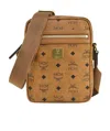 Mcm Logo Letter Shoulder Bag In Brown