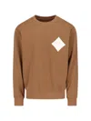 MCM MCM LOGO PATCH CREWNECK SWEATSHIRT