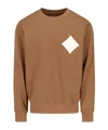 Mcm Women's Sweatshirt With Logo In Brown
