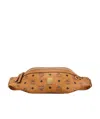 Mcm Visetos Small Belt Bag In Brown