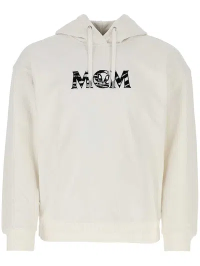 MCM LOGO-PRINT COTTON SWEATSHIRT