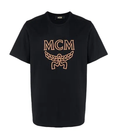 MCM MCM LOGO PRINTED ROUND-NECK T-SHIRT