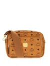Mcm Logo-print Cross Body Bag In Brown