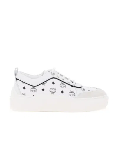 Mcm Logo Print Low-top Sneakers